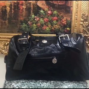 NWOT Lululemon patent leather gym bag